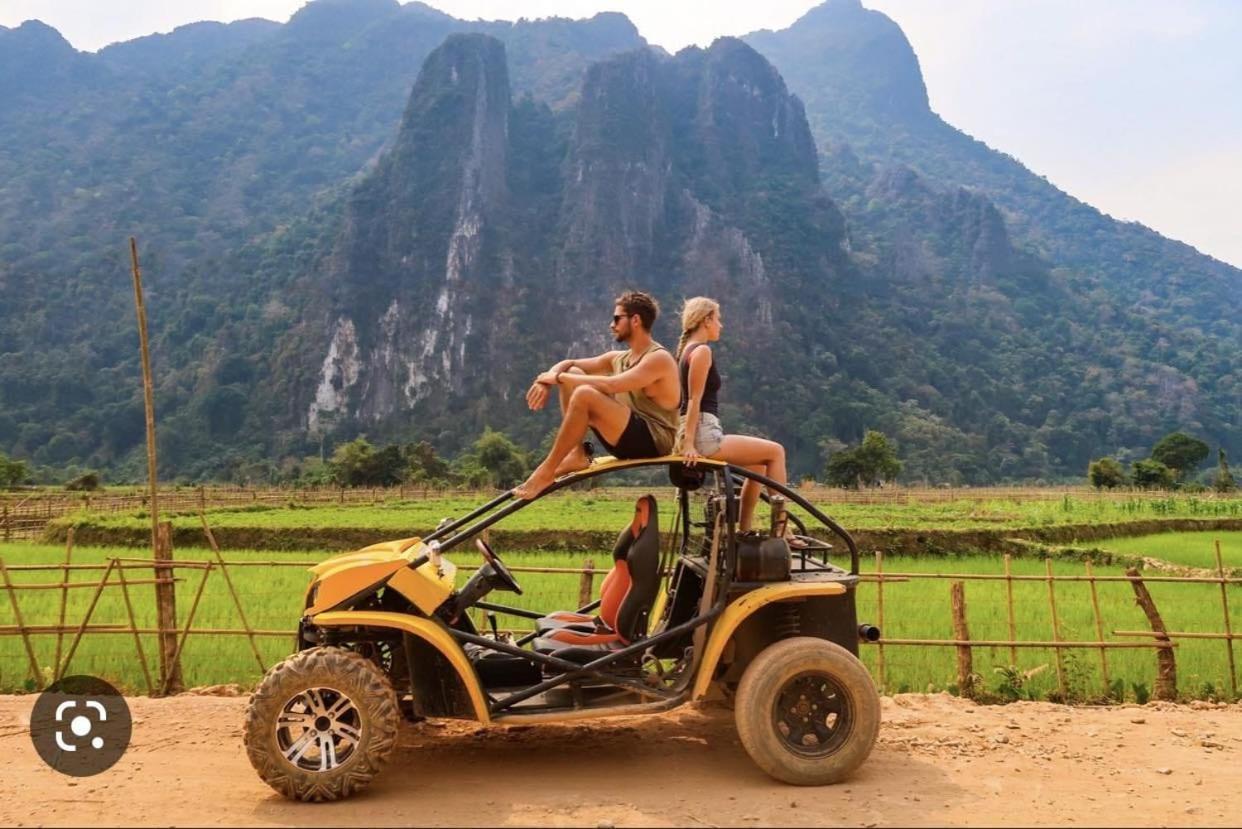 Vang Vieng Victory Hostel Ngoại thất bức ảnh