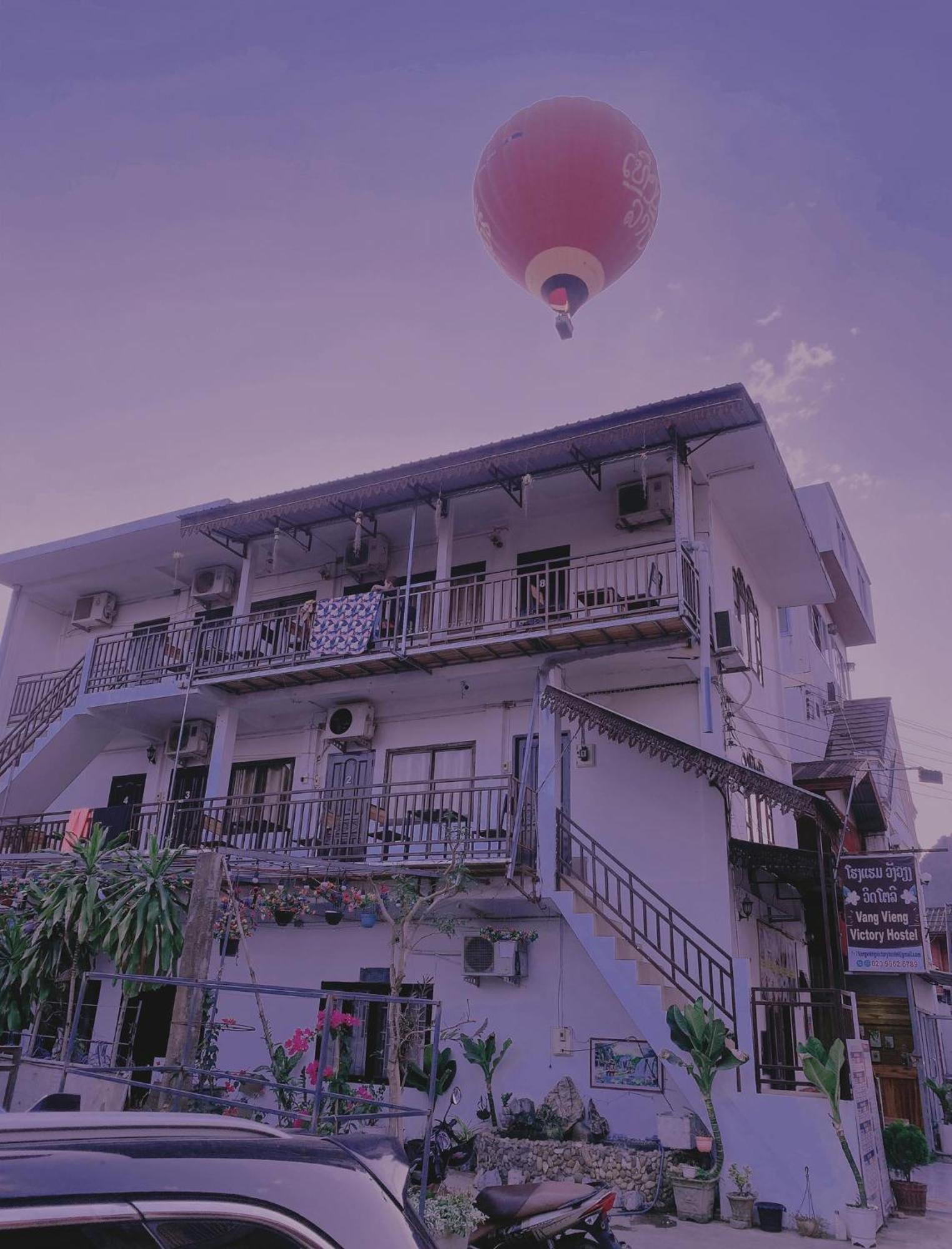Vang Vieng Victory Hostel Ngoại thất bức ảnh
